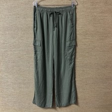 Social Standard by Sanctuary Pants Womens Large Olive Green Cargo Elastic Waist