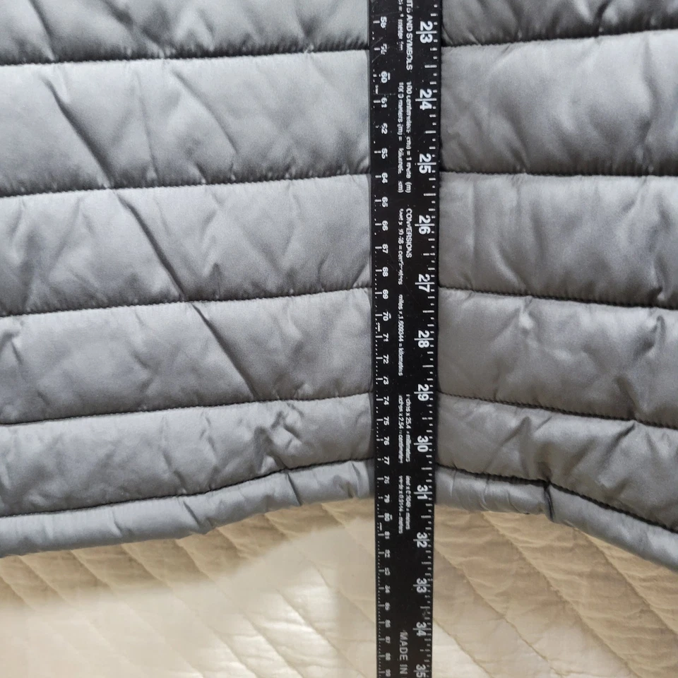 Land's End Men's Puffer Vest 3XL Gray Polyester - Image 4 of 4