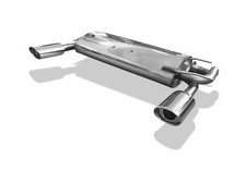 FOX Sportauspuff Nissan X-Trail T30, Bj. 2001-2007, Endrohr 115x85mm oval re/li