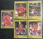 1991 STAR CO. Super Rare GOLD VARIANT Complete 5 card set w/Michael Jordan