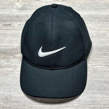 Nike Legacy91 Dri-FIT Hat Cap Black Perforated Golf Adjustable Casual Swoosh