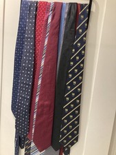 11 Assorted Men's Silk Neck Ties Including Pal Zileri and Seta Blu