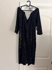 Sparkle little black dress