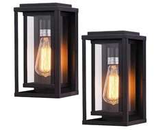 2-Pack Outdoor Wall Lights, Porch Lights, Waterproof Outdoor Wall ...