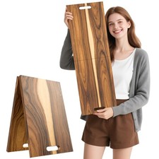Acacia Wood Boards - Extra Large Charcuterie Board, Oversized 36 x 12 Inch Wo...