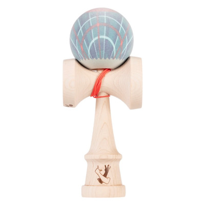 SOL Kendamas Fuzzy Flannel Mod 2UP Shape Kendama Fuzzy Finish 16.2cm Wood Japan