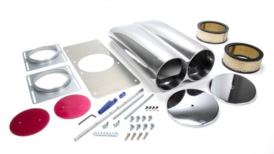RPC Polished Aluminum Hood Scoop R5236