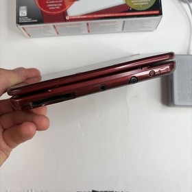 Nintendo New 3DS XL Red In Original Box W Charger Stylus US Model