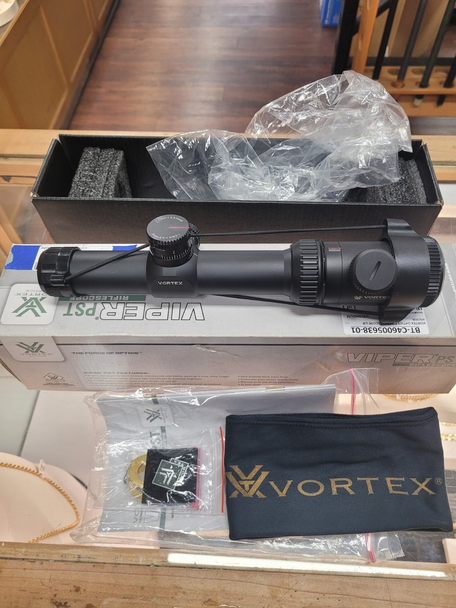 Vortex Viper PST 1-4x24mm Rifle Scope - PST14STA for sale online