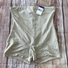 NEW Maidenform Womens 2X Hi-Waist Boyshort Shapewear 2XL nude Slimming Compress