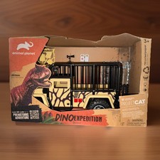Animal Planet Dino Expedition Playset with Truck and Driver Lights and Sounds