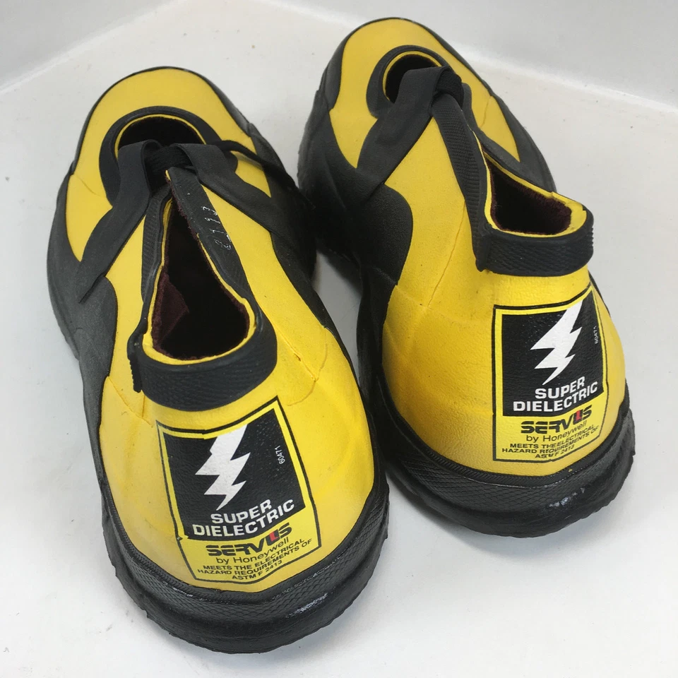 Servus Super Dielectric Rubber Shoes Electric Lineman Slip-On Overshoe Size 8 - Image 3 of 3