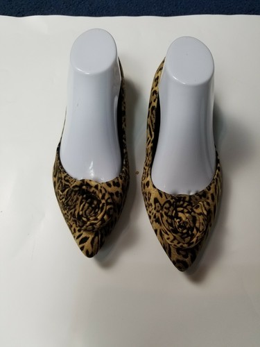 anne klein leopard print flats