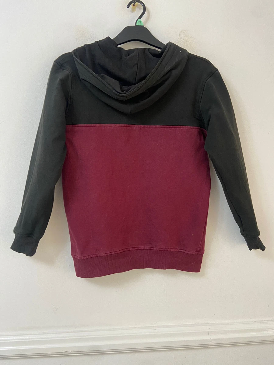 Nicce Black Burgundy Hoodie Size Small Womens Long Sleeve 155 eBay
