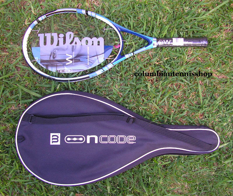 New Wilson Ncode NW4 W4 Savage Sapphire 107 racket case unstrung 1