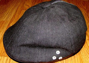denim kangol hat