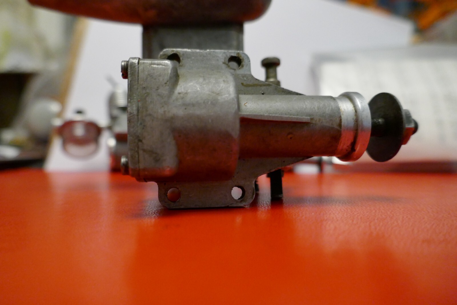 MERCO 35 RC RED HEAD W/ SILENCER MUFFLER BRITISH VINTAGE GLOW ENGINE