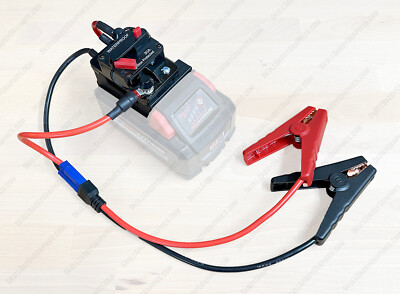 12v 12 volt Battery Jumper Adapter car Jump Start compatible with Milwaukee  M18