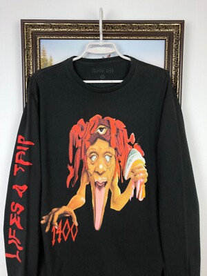 Vintage Trippie Redd Shirt Lifes a Trip Rap Hip Hop Long Sleeve