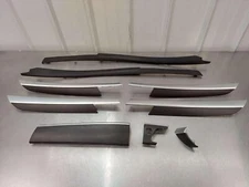 2013 BMW X6M E71 INTERIOR DOOR DASH CONSOLE TRIM SET CARBON LEATHER 9 PIECES