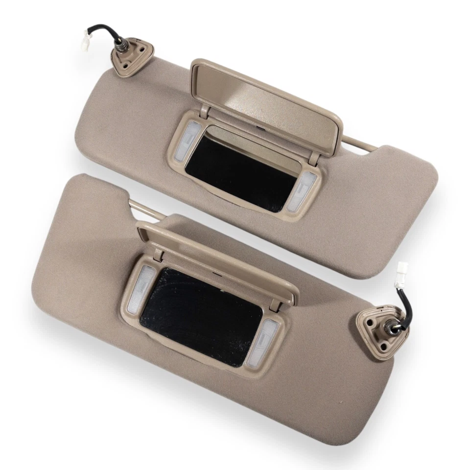 Par de parasoles laterales para conductor y pasajero Lexus ES300 1999-2001 marrón claro Foto 4 de 4