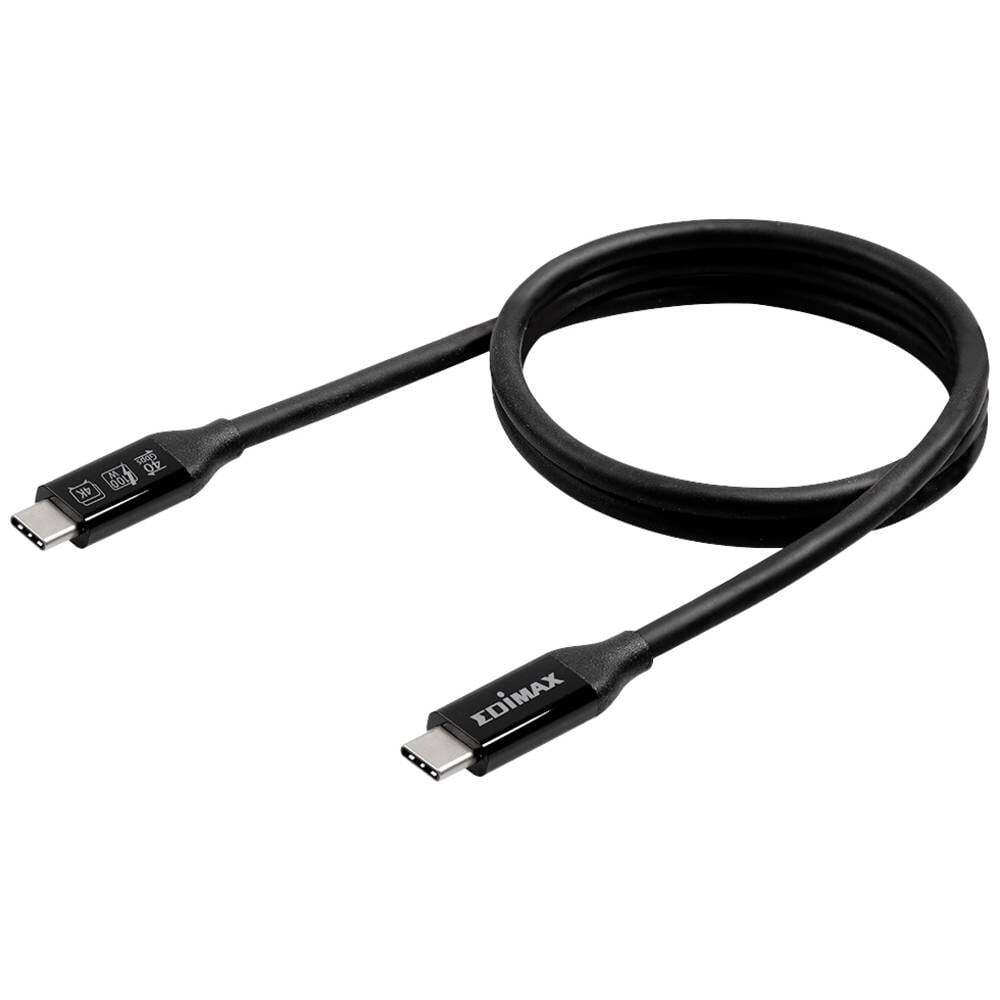USB-кабель EDIMAX USB4 Thunderbolt 3 USB-C Stecker 050 м Schwarz UC4-0050TB 6290₽