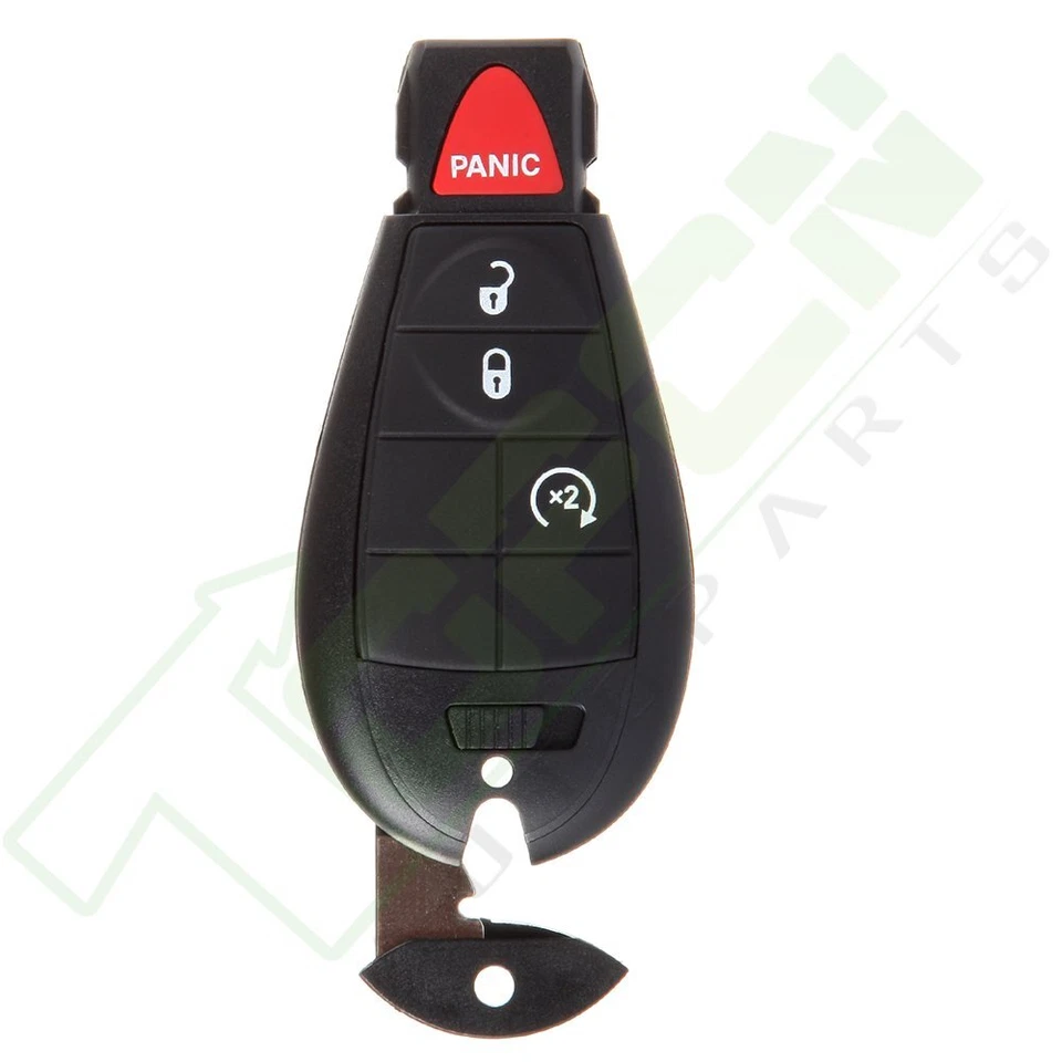 Para RAM 1500 2500 3500 2010 2011 2012 Entrada sin llave Control remoto Coche Llavero Foto 4 de 4