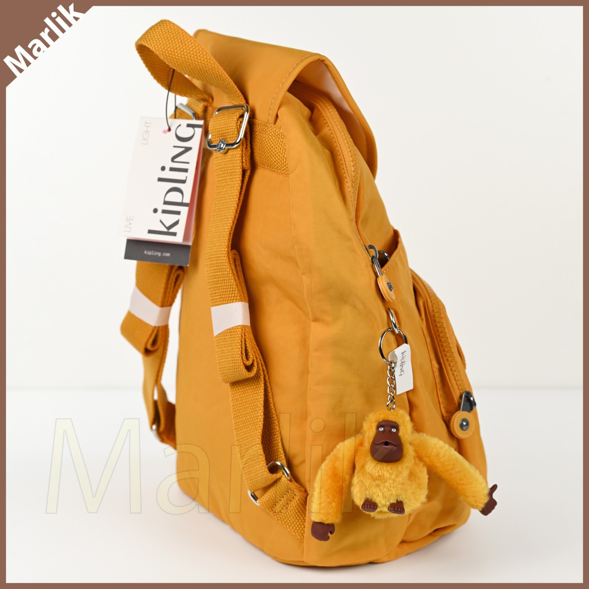 New Kipling queenie blended nylon backpack Amazon.com | Kipling Queenie Small Backpack Light Aloe Tonal  main image 3