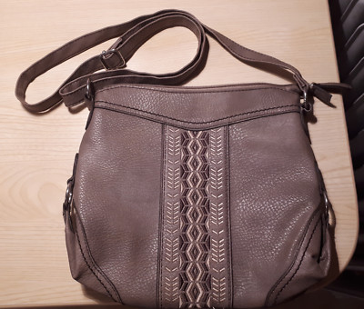 ocker, grau-grüne Handtasche, Umhängetasche von DEICHMANN NEU