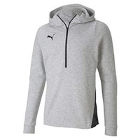 Puma Herren Hoodie, Light Gray Heather, L
