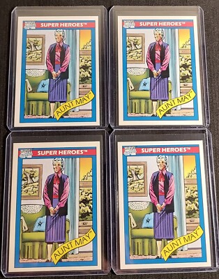 1990 Marvel Impel Aunt May Card Lot  