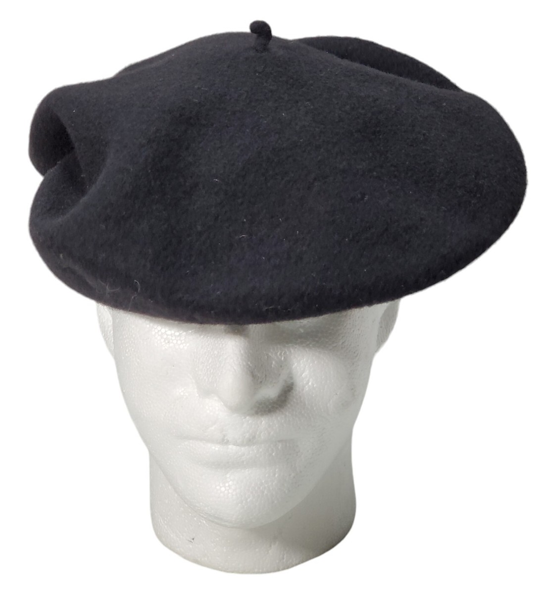 Béret Vintage Dolce & Gabbana En Laine Noire - Modèle Cristal De Piste Année 2000 - Taille M Pour Femme