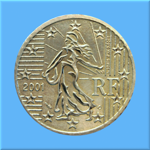 50 Euro - Cent  Frankreich 2001 - Bild 1 von 1