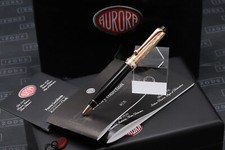 Aurora Optima Deco Red Gold Sterling Silver Jewelry Ballpoint Pen - UNUSED