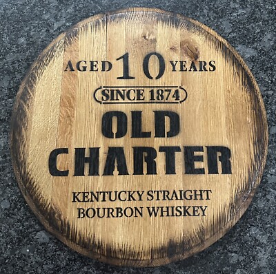 Buffalo Trace Distillery ( Old Charter)KY Bourbon Barrel Whiskey Head / Top 21 