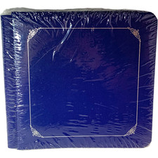 Creative Memories 7x7 Navy Baby Boy Blue Album Scrapbook Pages Mostly Sealed