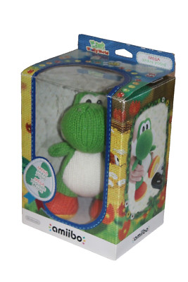 Nintendo amiibo Mega Yarn (Woll-)Yoshi Spielfigur Grün NEU / OVP