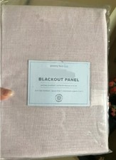 Pottery Barn Evelyn Drapes Set 2 Blush 44x 90 Curtains Blackout Pair Kids New.