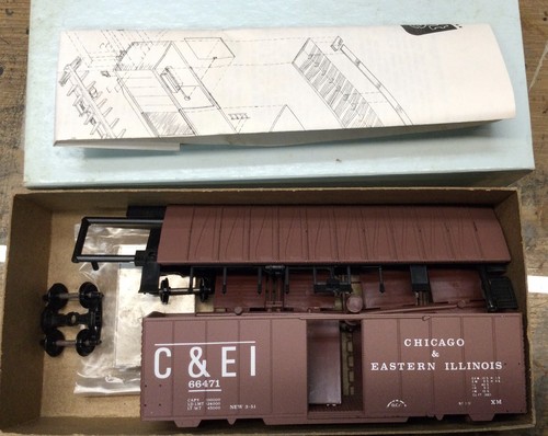 Gama delantera H.O. Kit Escala 40’ ACF Remache Caja Lateral Coche C&EI ChiEast Ill #66471 | Zustand: Used