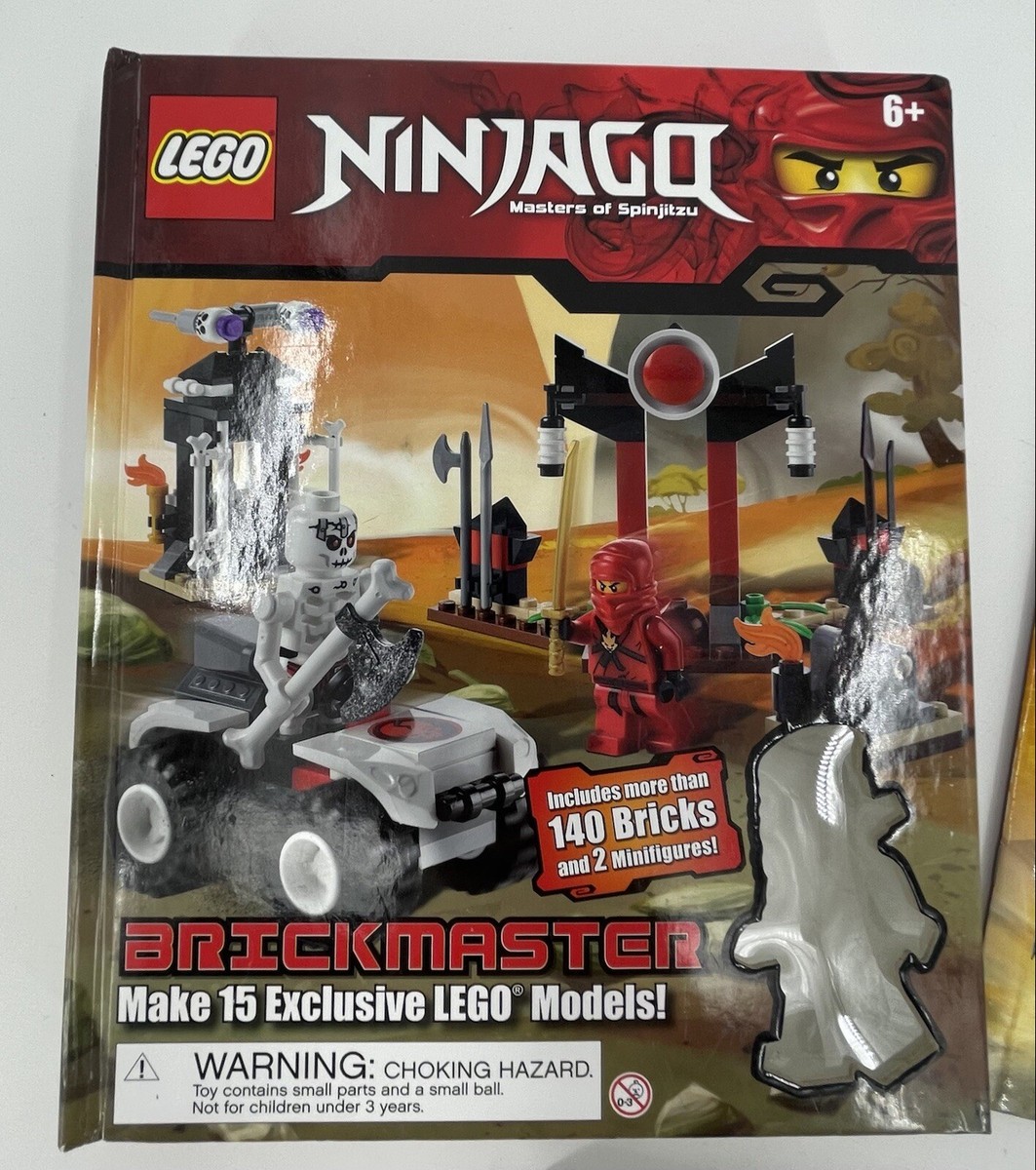 Lot of LEGO Books: Ninjago Brickmaster Encyclopedia Snakes Guide *NO  FIGURES