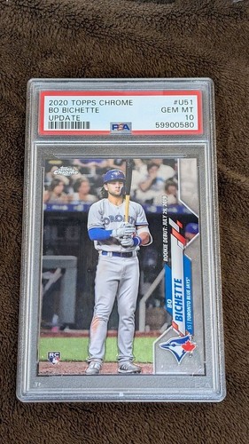 2020 Bo Bichette Topps Chrome Rookie Refractor RC #150 PSA 10 Gem Mint