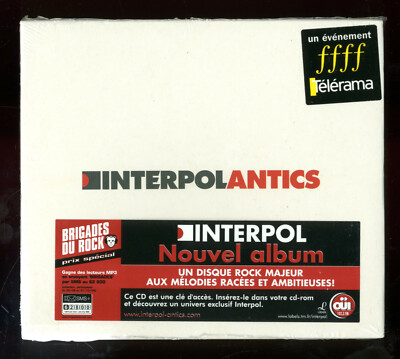 CD   INTERPOL - ANTICS   ALBUM NEU IM BLISTER STICKER
