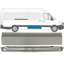 F&uuml;r Mercedes Sprinter Crafter 2006- Schiebet&uuml;r Reparaturblech Au&szlig;en Innen / Satz