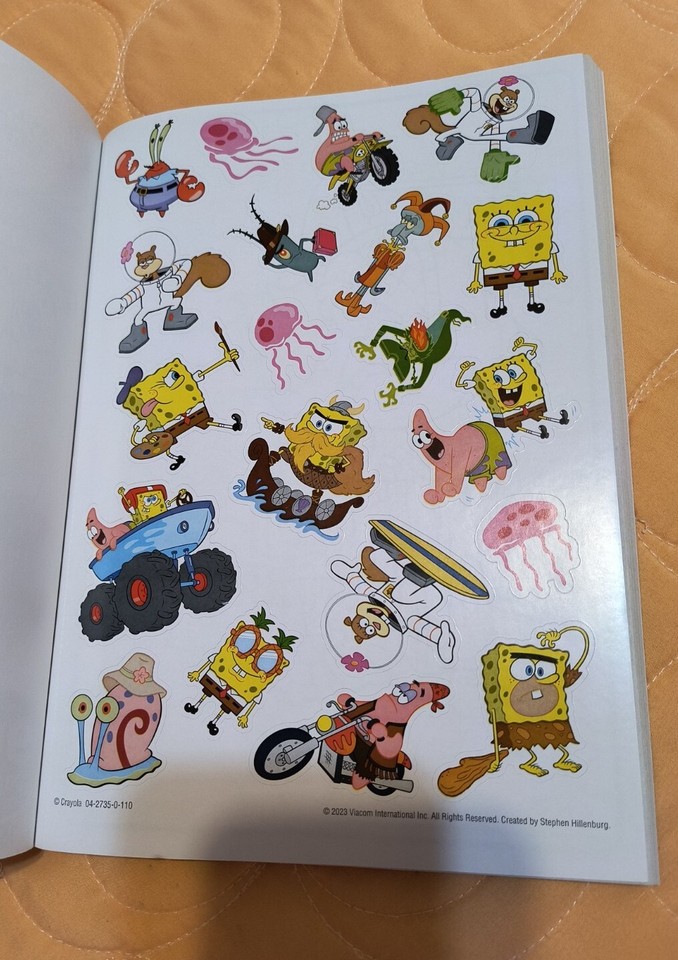 Crayola SpongeBob SquarePants Jumbo Coloring & Activity Book With