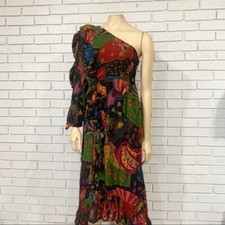 Farm Rio Women’s Printed One-Shoulder Dress - Size Medium
