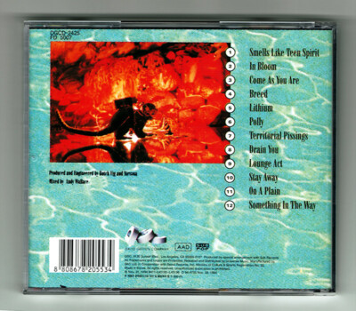 Nirvana - Nevermind (CD), Original Korean 2nd version, FD 5007