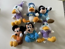 Vintage Disney Christmas Carol Plush Character Collection 1983