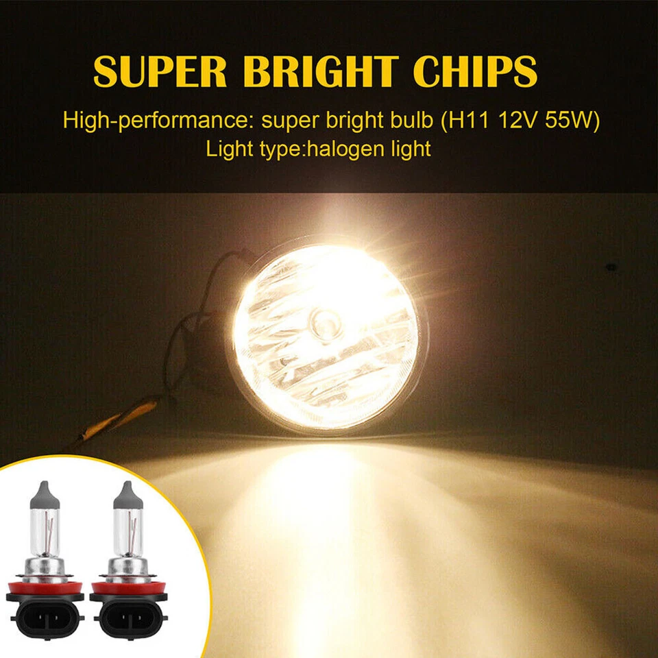 Conjunto de luces antiniebla para parachoques Nissan Pathfinder 2017 2018 2019 2020 Foto 4 de 4