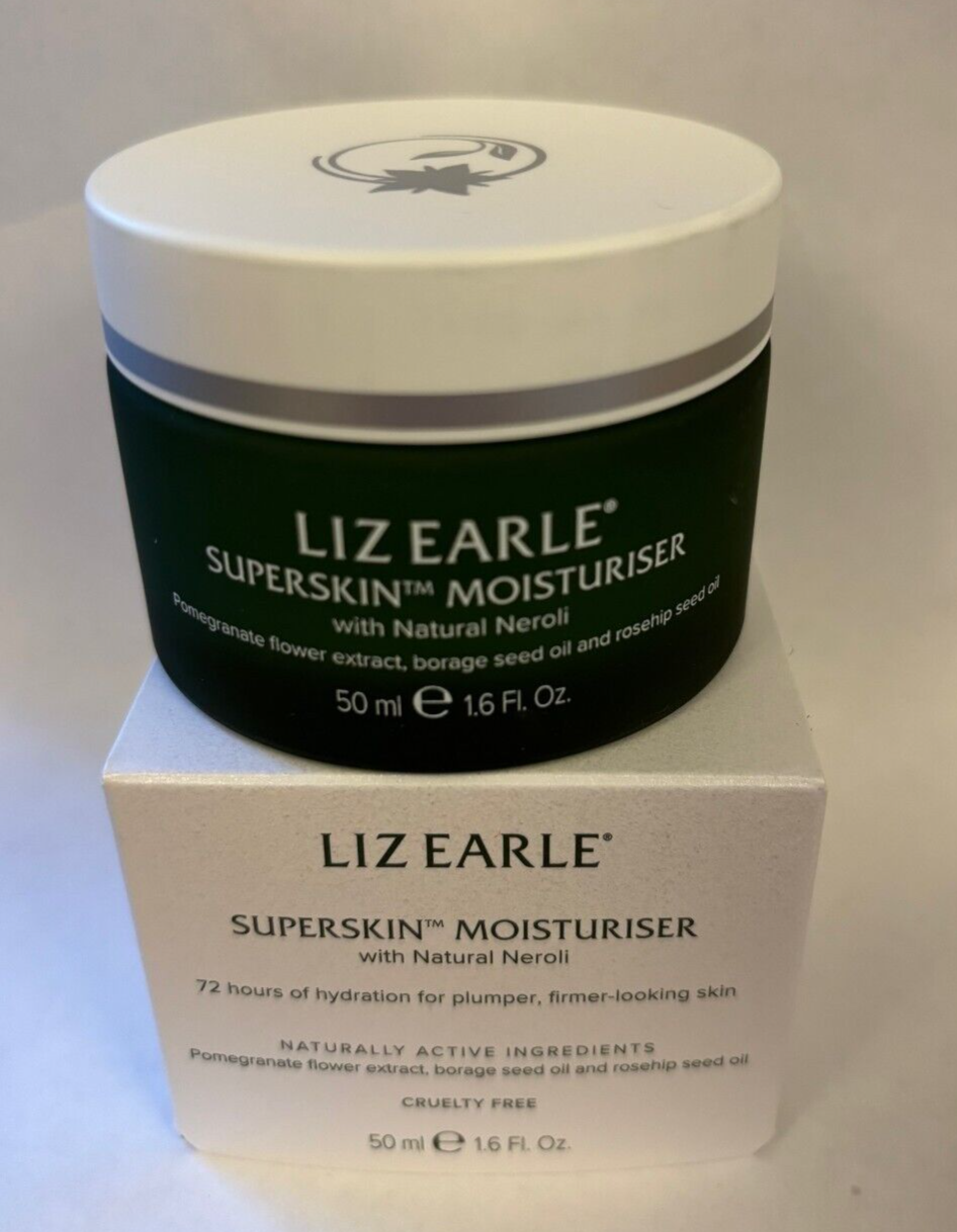 Liz Earle Superskin Neroli Moisturiser 50ml full size  NEW STOCK RRP £48
