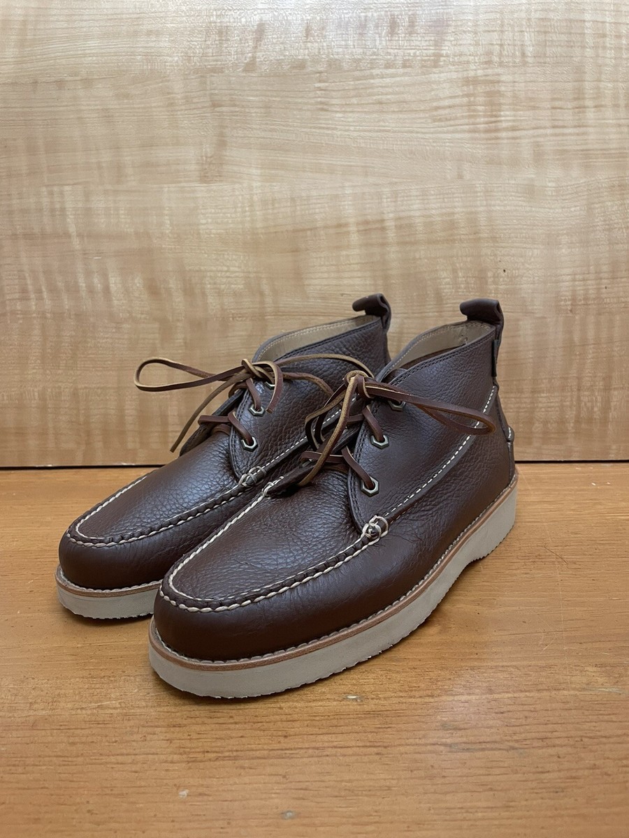 Bass Men\'s Chukka Boots, Navy and Brown w/ White Sole Size 9 Chiltern Navy Suede – Crockett & Jones US main image 4
